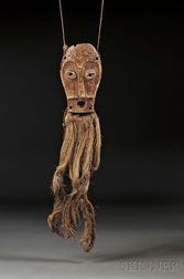 African Carved Ivory Masquette